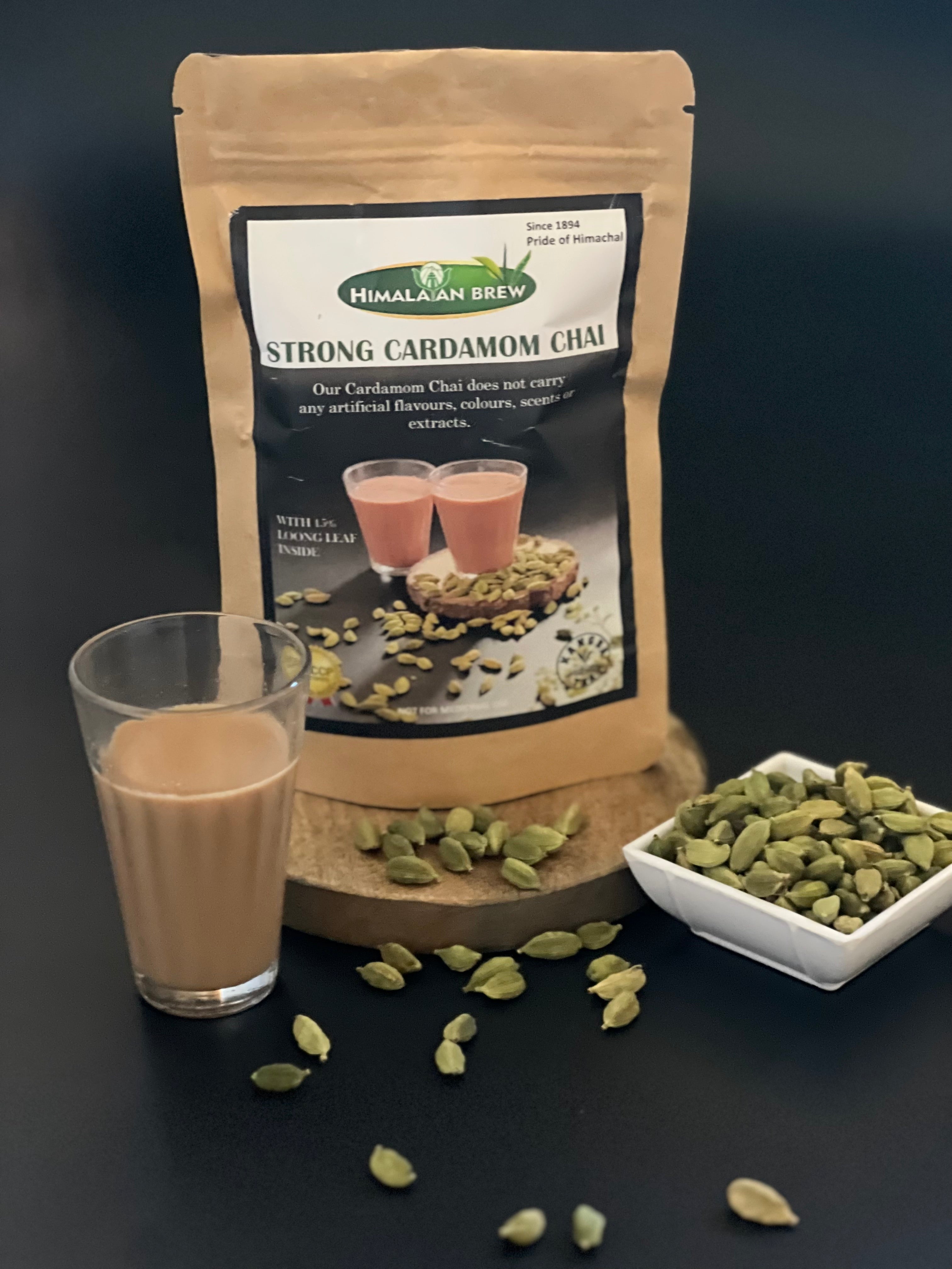 Cardamom Chai (Special Blend of Pure Cardamom and Strong Black Tea ...